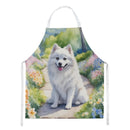 American Eskimo Spring Garden Apron – Artist-Designed Kitchen, BBQ & Craft Apron