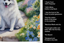 American Eskimo Spring Garden Kitchen Towel