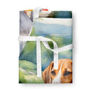 American Foxhound Spring Garden Apron – Artist-Designed Kitchen, BBQ & Craft Apron