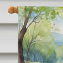 American Foxhound Spring Path House Flag