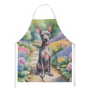 American Hairless Terrier Spring Garden Apron – Artist-Designed Kitchen, BBQ & Craft Apron