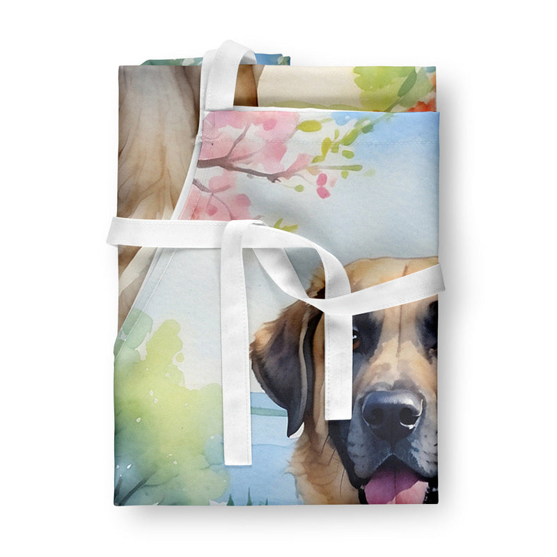Anatolian Shepherd Spring Garden Apron – Artist-Designed Kitchen, BBQ & Craft Apron