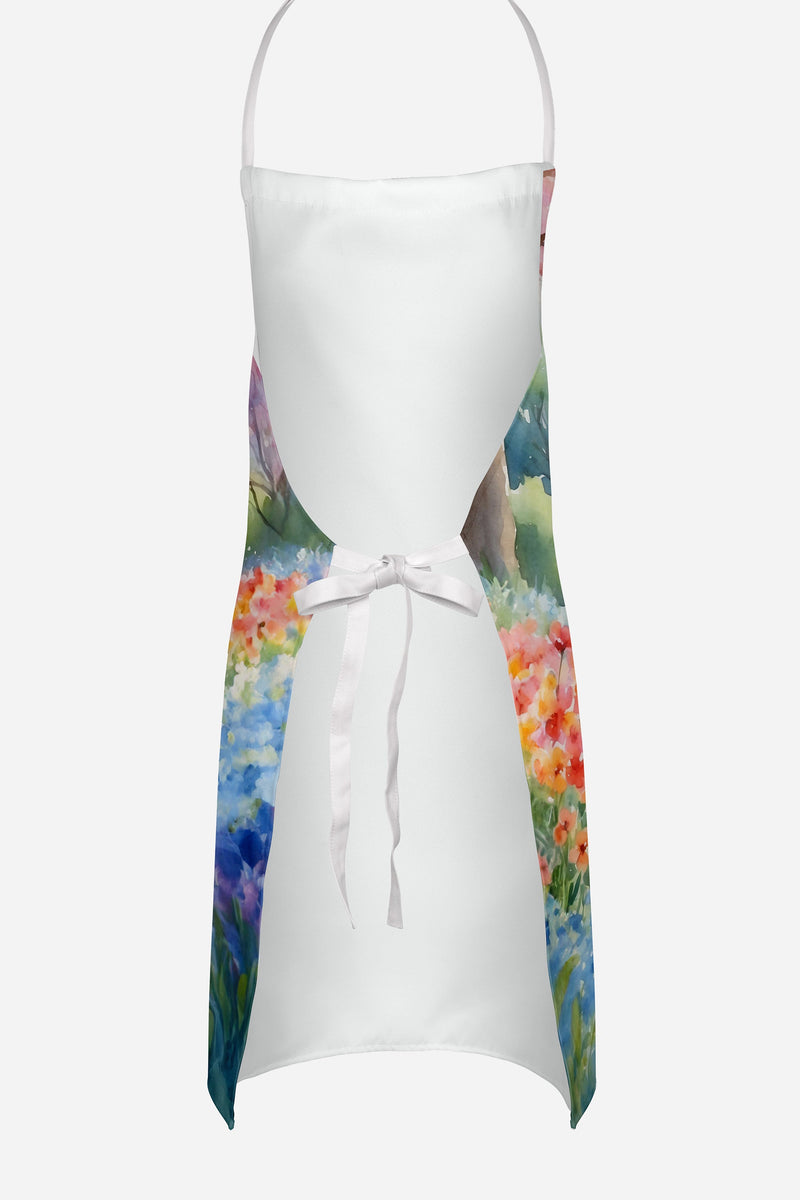 Anatolian Shepherd Spring Garden Apron – Artist-Designed Kitchen, BBQ & Craft Apron