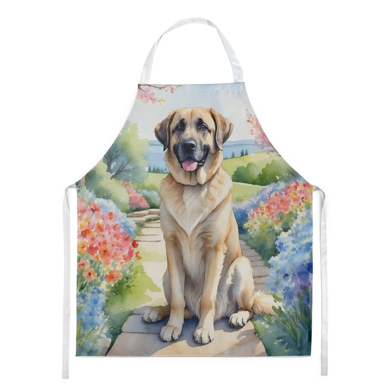 Anatolian Shepherd Spring Garden Apron – Artist-Designed Kitchen, BBQ & Craft Apron