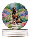 Bloodhound Spring Path Large Sandstone Coasters Pack of 4