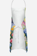 Border Collie Spring Path Apron – Artist-Designed Kitchen, BBQ & Craft Apron