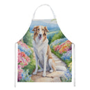 Borzoi Spring Path Apron – Artist-Designed Kitchen, BBQ & Craft Apron