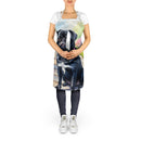 Black Pug Spring Path Apron – Artist-Designed Kitchen, BBQ & Craft Apron