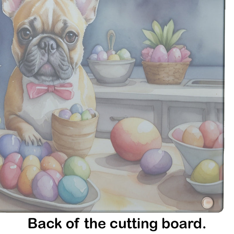 Decorating Easter French Bulldog Glass Cutting Boards – Durable, Decorative Kitchen Art