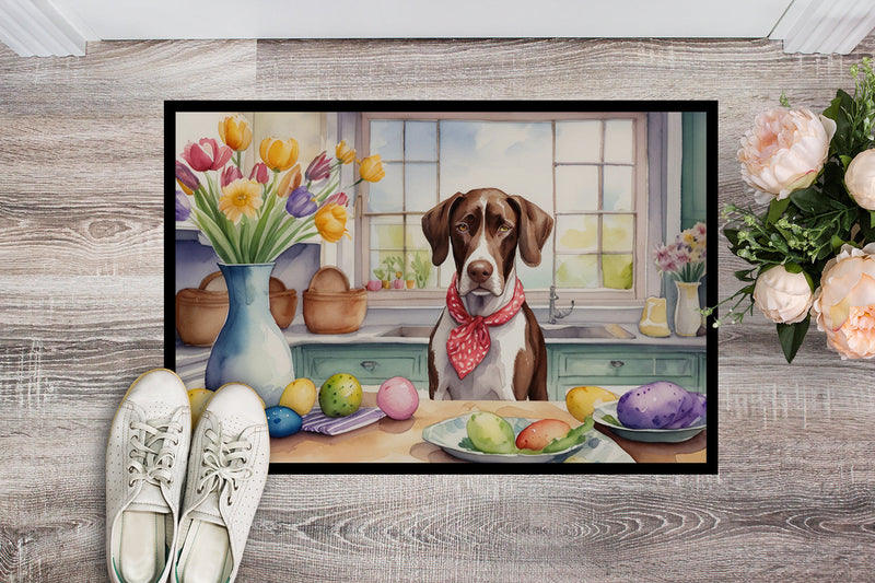 Decorating Easter Pointer Doormat-24x36 Indoor / Outdoor Rug | Made in USA