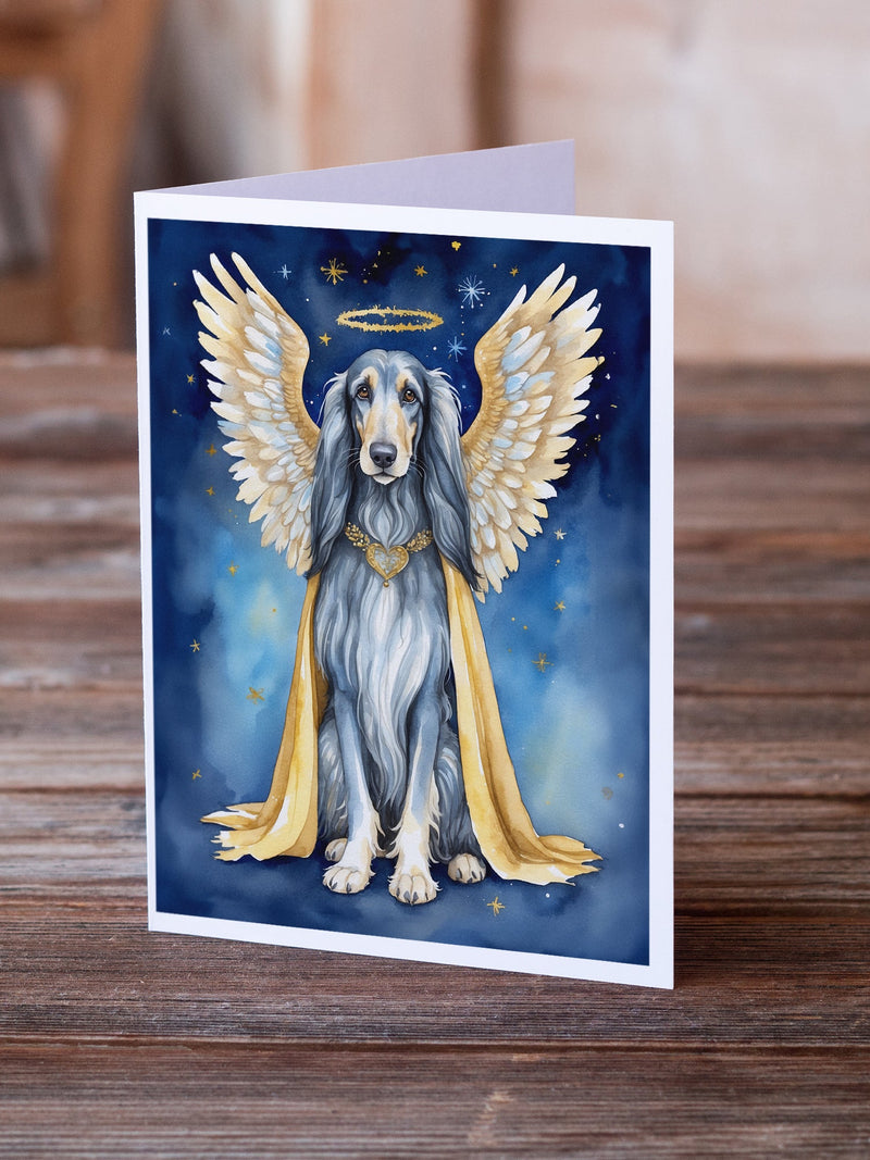 Afghan Hound My Angel Greeting Cards Pack of 8