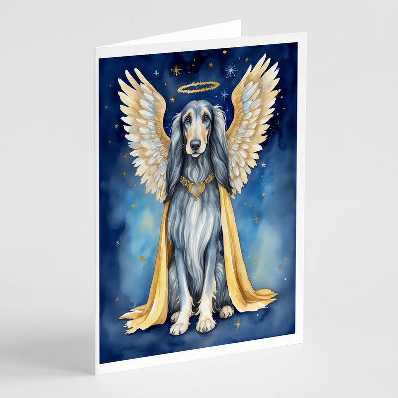 Afghan Hound My Angel Greeting Cards Pack of 8