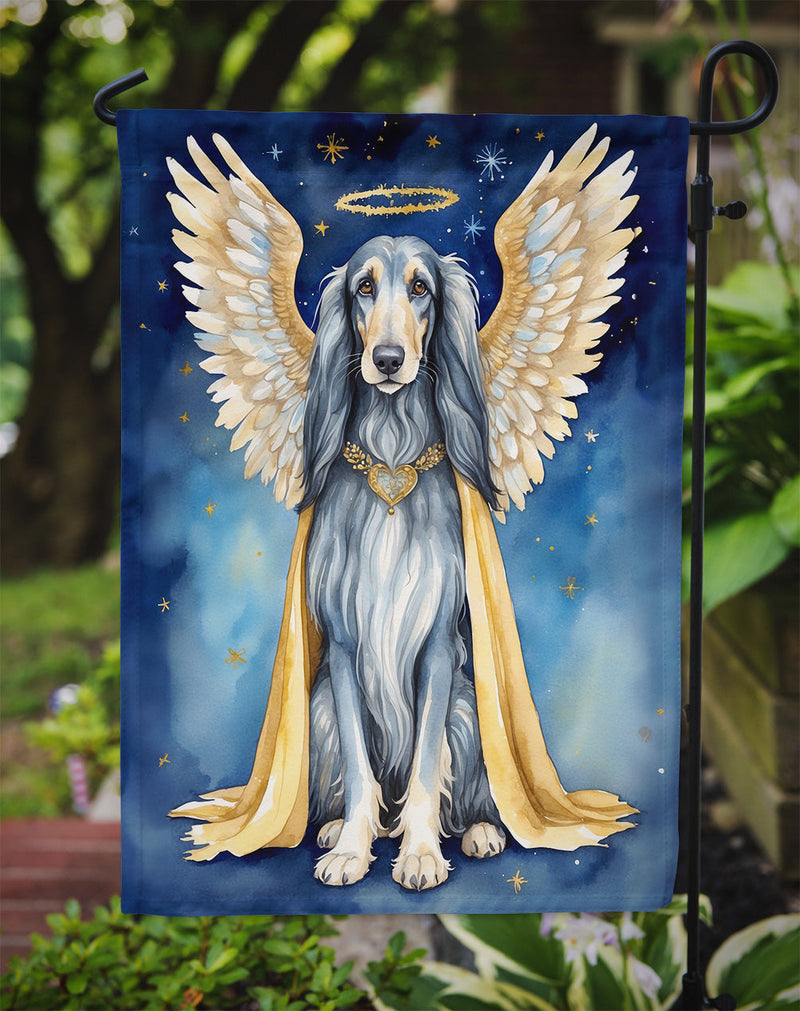 Afghan Hound My Angel Garden Flag