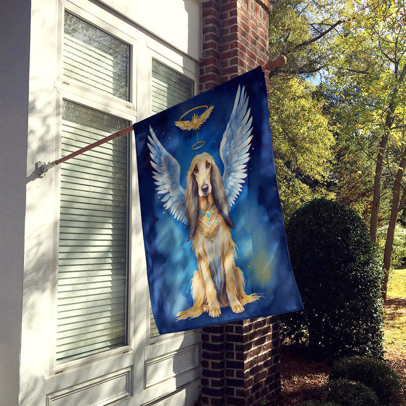 Afghan Hound My Angel House Flag