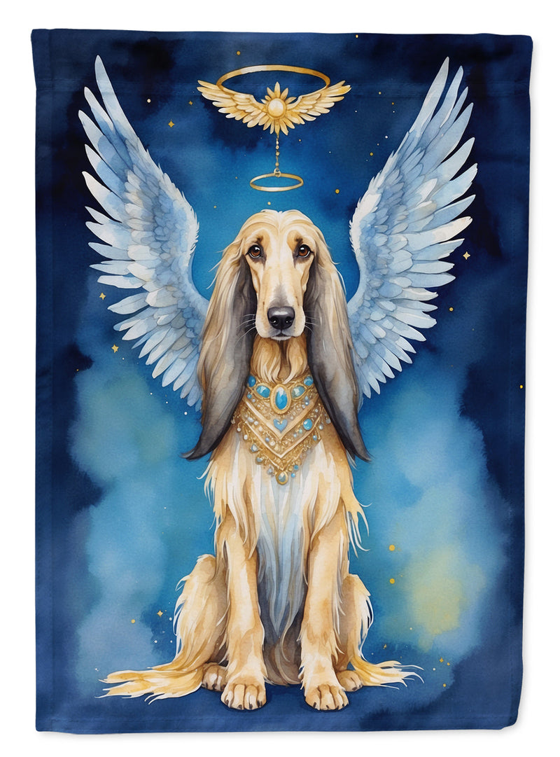 Afghan Hound My Angel House Flag