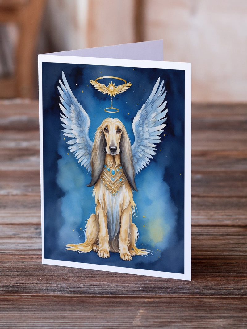 Afghan Hound My Angel Greeting Cards Pack of 8