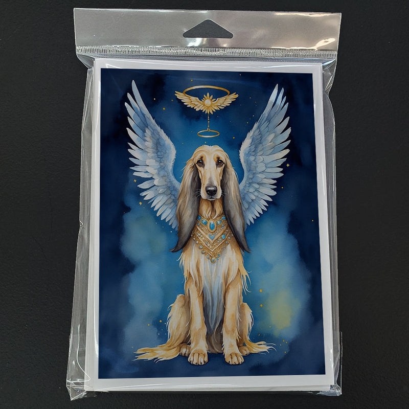 Afghan Hound My Angel Greeting Cards Pack of 8