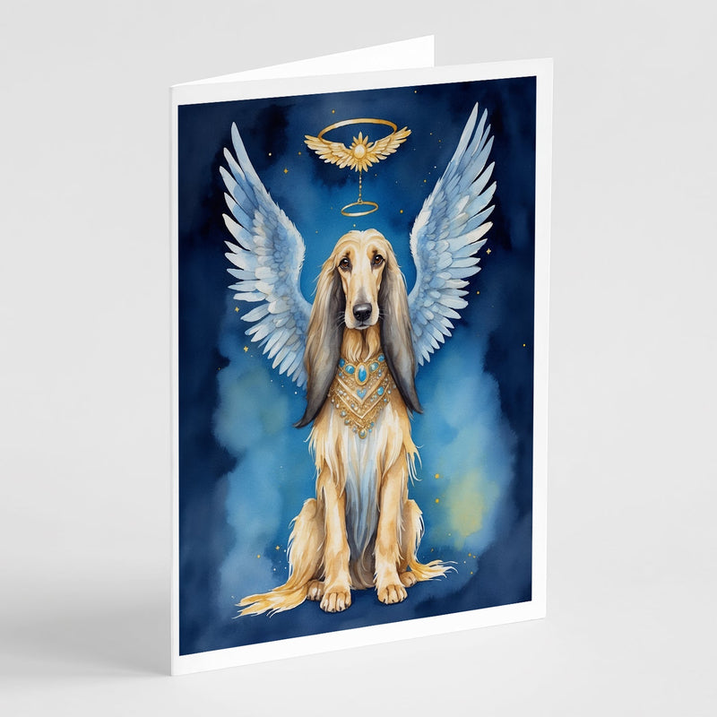 Afghan Hound My Angel Greeting Cards Pack of 8