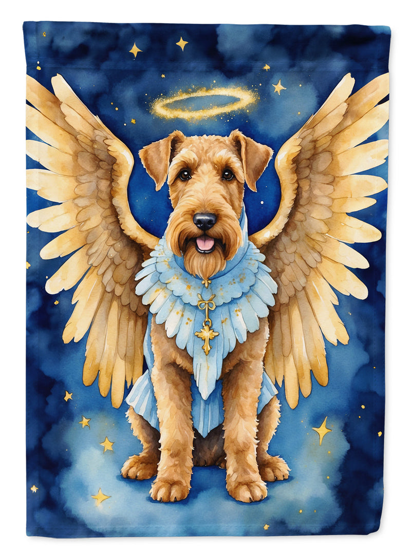 Airedale Terrier My Angel House Flag