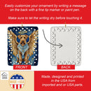 Airedale Terrier My Angel Porcelain Ornament