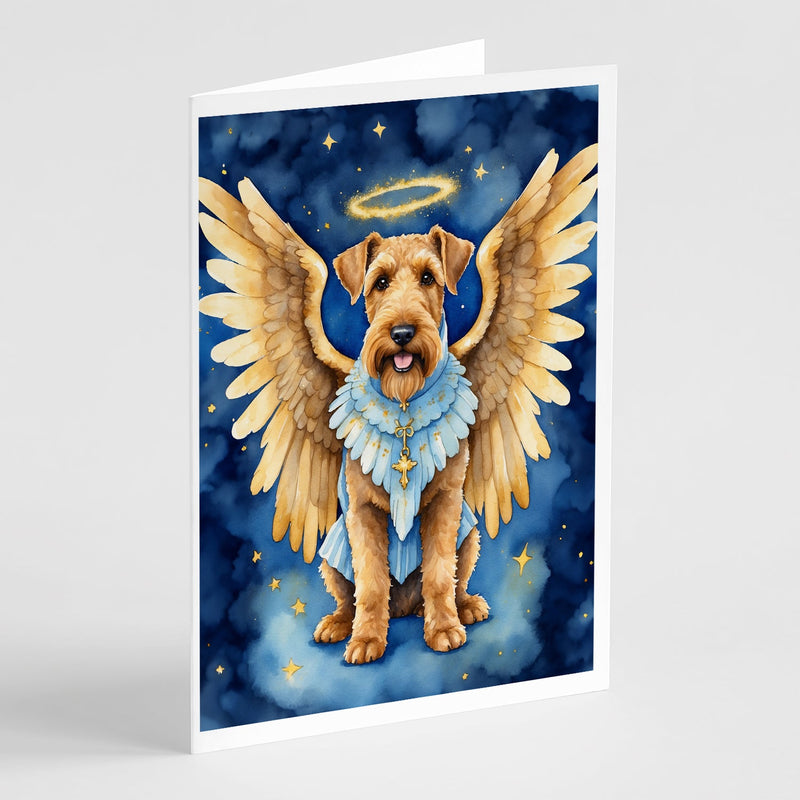 Airedale Terrier My Angel Greeting Cards Pack of 8