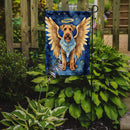 Airedale Terrier My Angel Garden Flag – Memorial or Christmas Dog Angel Decor