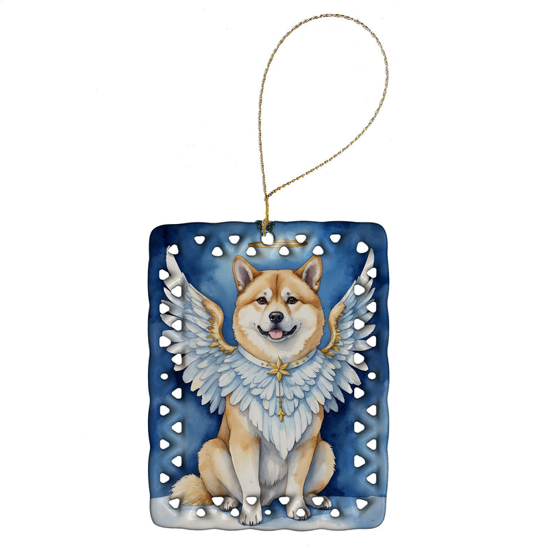 Akita My Angel Porcelain Ornament