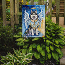 Alaskan Malamute My Angel Garden Flag – Memorial or Christmas Dog Angel Decor