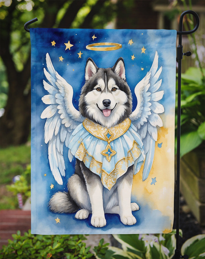 Alaskan Malamute My Angel Garden Flag