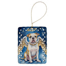 American Bulldog My Angel Porcelain Ornament
