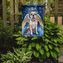 American Bulldog My Angel Garden Flag – Memorial or Christmas Dog Angel Decor