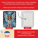 American English Coonhound My Angel Porcelain Ornament