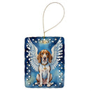 American English Coonhound My Angel Porcelain Ornament