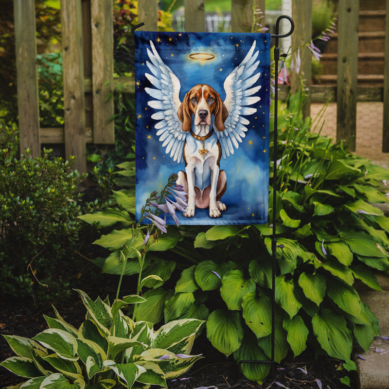 American English Coonhound My Angel Garden Flag – Memorial or Christmas Dog Angel Decor