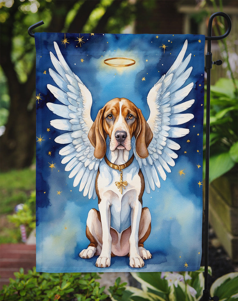 American English Coonhound My Angel Garden Flag – Memorial or Christmas Dog Angel Decor