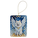 American Eskimo My Angel Porcelain Ornament