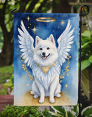 American Eskimo My Angel Garden Flag – Memorial or Christmas Dog Angel Decor