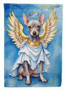 American Hairless Terrier My Angel Garden Flag – Memorial or Christmas Dog Angel Decor