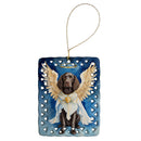 American Water Spaniel My Angel Porcelain Ornament