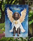 American Water Spaniel My Angel Garden Flag – Memorial or Christmas Dog Angel Decor