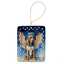 Bloodhound My Angel Porcelain Ornament
