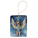 Bluetick Coonhound My Angel Porcelain Ornament