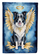 Border Collie My Angel House Flag