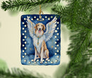 Borzoi My Angel Porcelain Ornament