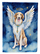 Borzoi My Angel Garden Flag – Memorial or Christmas Dog Angel Decor