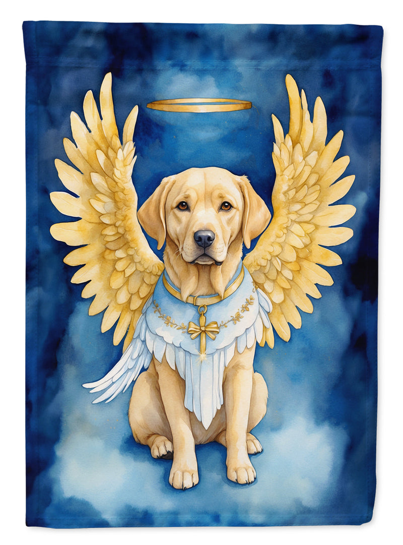 Yellow Chocolate Labrador Retriever My Angel House Flag