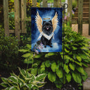 Black Pomeranian My Angel Garden Flag – Memorial or Christmas Dog Angel Decor