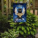 Black Pug My Angel Garden Flag – Memorial or Christmas Dog Angel Decor