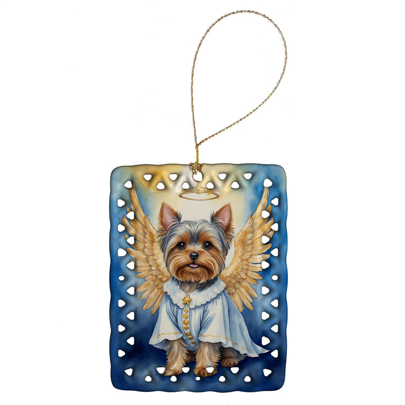 Yorkshire Terrier My Angel Porcelain Ornament