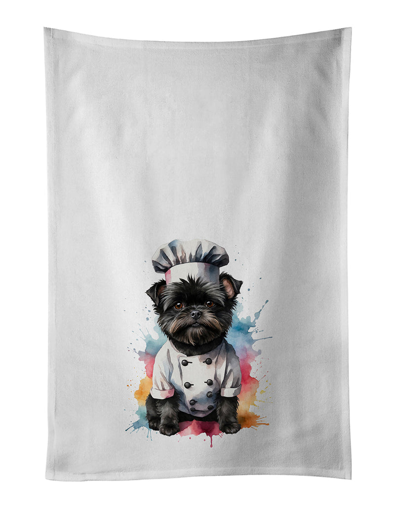 Affenpinscher Chef Kitchen Towel Set of 2